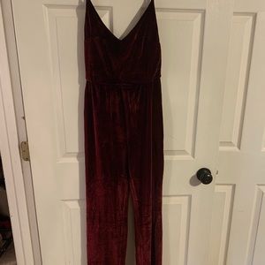Velvet jumpsuit